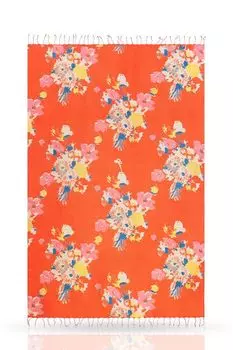 Палантин шелковый с принтом MICHEL KATANA