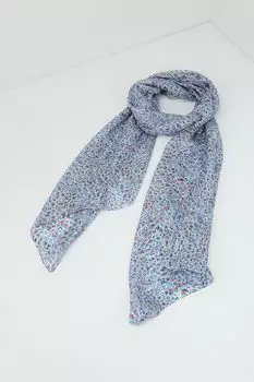 Палантин шелковый с принтом OLSEN