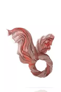 Палантин шерстяной MICHEL KATANA