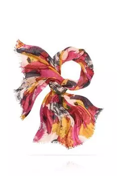 Палантин шерстяной с принтом MICHEL KATANA