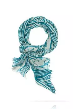 Палантин шерстяной с принтом MICHEL KATANA