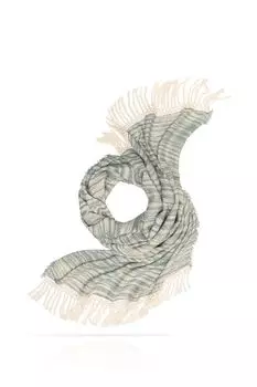 Палантин шерстяной с принтом MICHEL KATANA