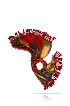 Палантин шерстяной с принтом MICHEL KATANA