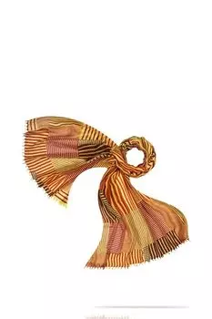 Палантин шерстяной с принтом MICHEL KATANA