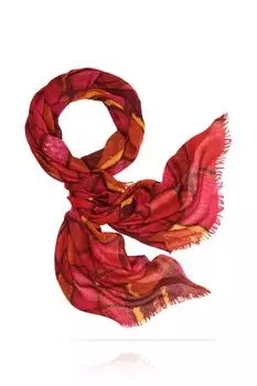 Палантин шерстяной в клетку MICHEL KATANA