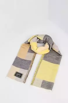 Палантин в клетку с бахромой Esprit Casual