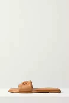 Пантолеты-шлепанцы кожаные Michael Michael Kors