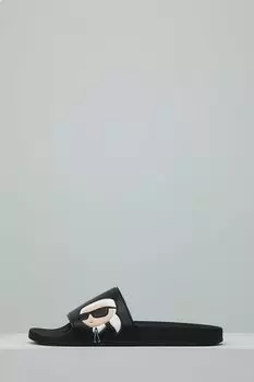 Пантолеты-шлепанцы с логотипом Karl Lagerfeld