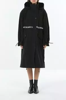 Парка с капюшоном и кулисками Karl Lagerfeld