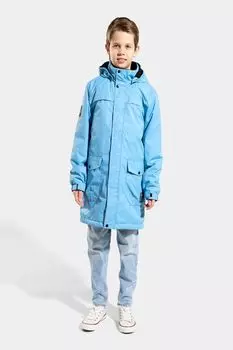 Парка с капюшоном и накладными карманами Kisu