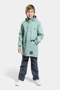 Парка с капюшоном и накладными карманами Kisu