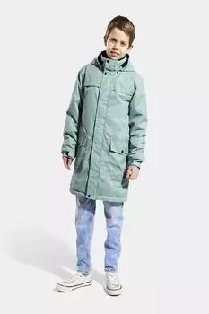 Парка с капюшоном и накладными карманами Kisu