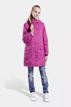 Парка с капюшоном и накладными карманами Kisu