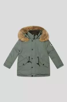 Парка с меховой опушкой капюшона Pulka