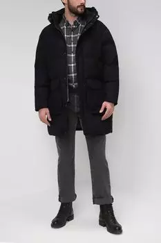 Парка с меховой отделкой EMPORIO ARMANI