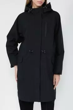 Парка утепленная с капюшоном и поясом на кулиске Esprit Casual