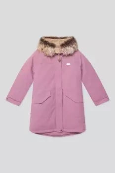 Парка утепленная с мехом на капюшоне Kerry
