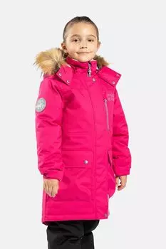 Парка утепленная с мехом на капюшоне Kisu