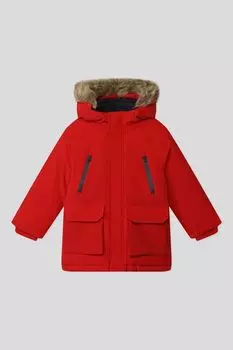 Парка утепленная с мехом на капюшоне OVS