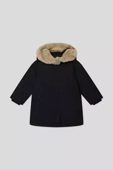 Парка утепленная с мехом на капюшоне OVS