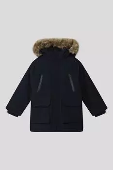 Парка утепленная с мехом на капюшоне OVS