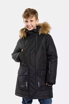 Парка утепленная с накладными карманами Kisu