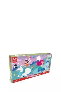 Пазл 4в1 Сказочные персонажи из 69 элементов Hape