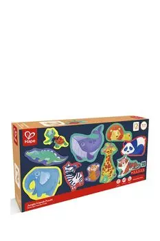 Пазл для детей Животные Саванны, из 10 элементов Hape