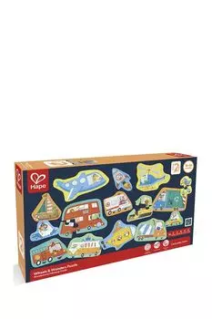 Пазл Транспорт из 15 отдельных картинок и 60 элементов Hape