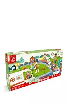 Пазлы Спасательные машины 4 в 1 из 76 элементов серия Умняша Hape