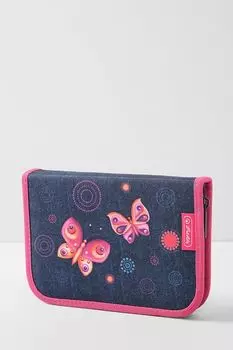 Пенал без наполнения Girls Butterfly Herlitz