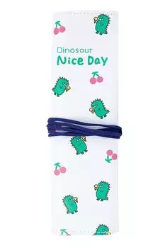 Пенал-ролл Дино и вишня Kawaii Factory