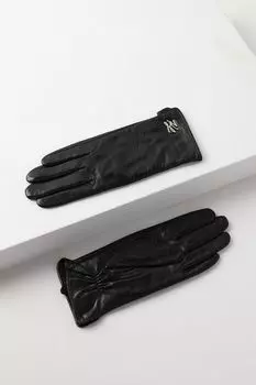 Перчатки кожаные Karl Lagerfeld