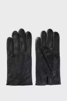 Перчатки кожаные с подкладкой BOSS