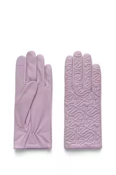 Перчатки кожаные стеганые ECCO