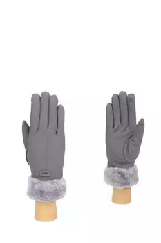 Перчатки с меховой отделкой FABRETTI