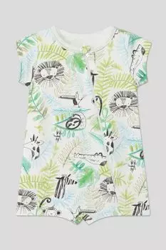 Песочник хлопковый на молнии с принтом Aspaya