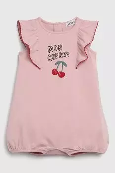 Песочник хлопковый с рюшами и принтом Artie