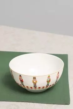 Пиала фарфоровая с принтом Nutcracker 21maison