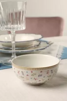 Пиала фарфоровая с принтом Spring Bloom Easy Life