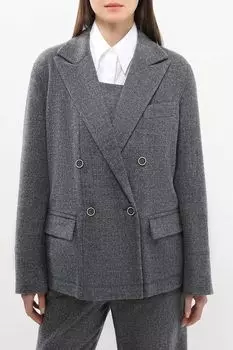 Пиджак двубортный с карманами EMPORIO ARMANI