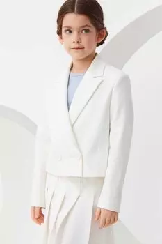 Пиджак двубортный укороченного кроя Smena