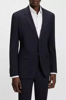 Пиджак из смесовой шерсти приталенного кроя HUGO