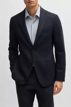 Пиджак из смесовой шерсти приталенный BOSS