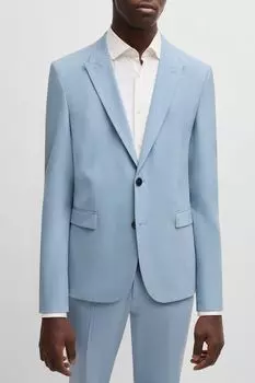 Пиджак из смесовой шерсти приталенный HUGO