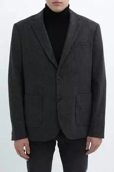 Пиджак из смесовой шерсти с карманами Oulyss