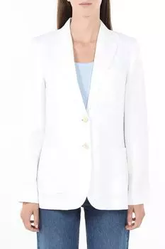 Пиджак льняной однобортный с карманами POLO RALPH LAUREN