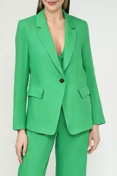 Пиджак однобортный из льна Emme Marella