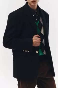 Пиджак однобортный прямого кроя Dunst