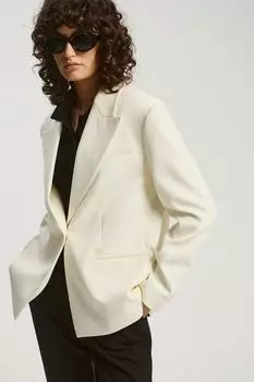 Пиджак однобортный прямого кроя Nume